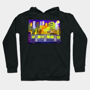 City Grooves Painting Hoodie